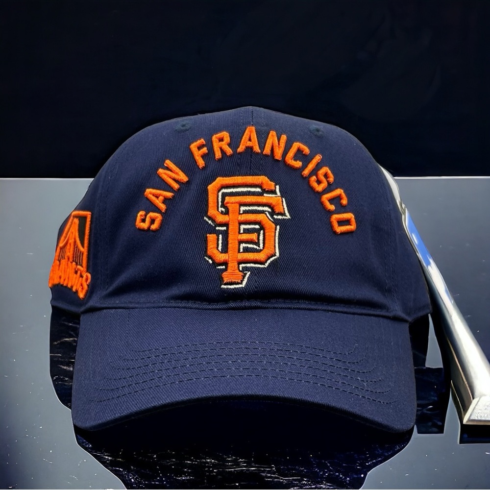 NEW San Francisco Giants PRO STANDARD Navy Blue Strapback Hat Curved Brim Cap